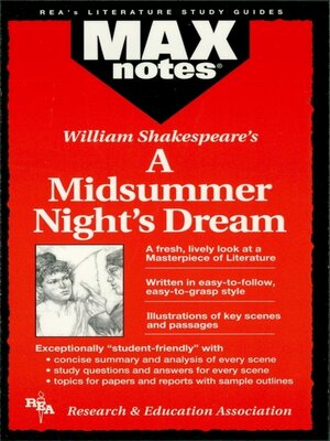 cover image of A Midsummer Night's Dream (MAXNotes Literature Guides)